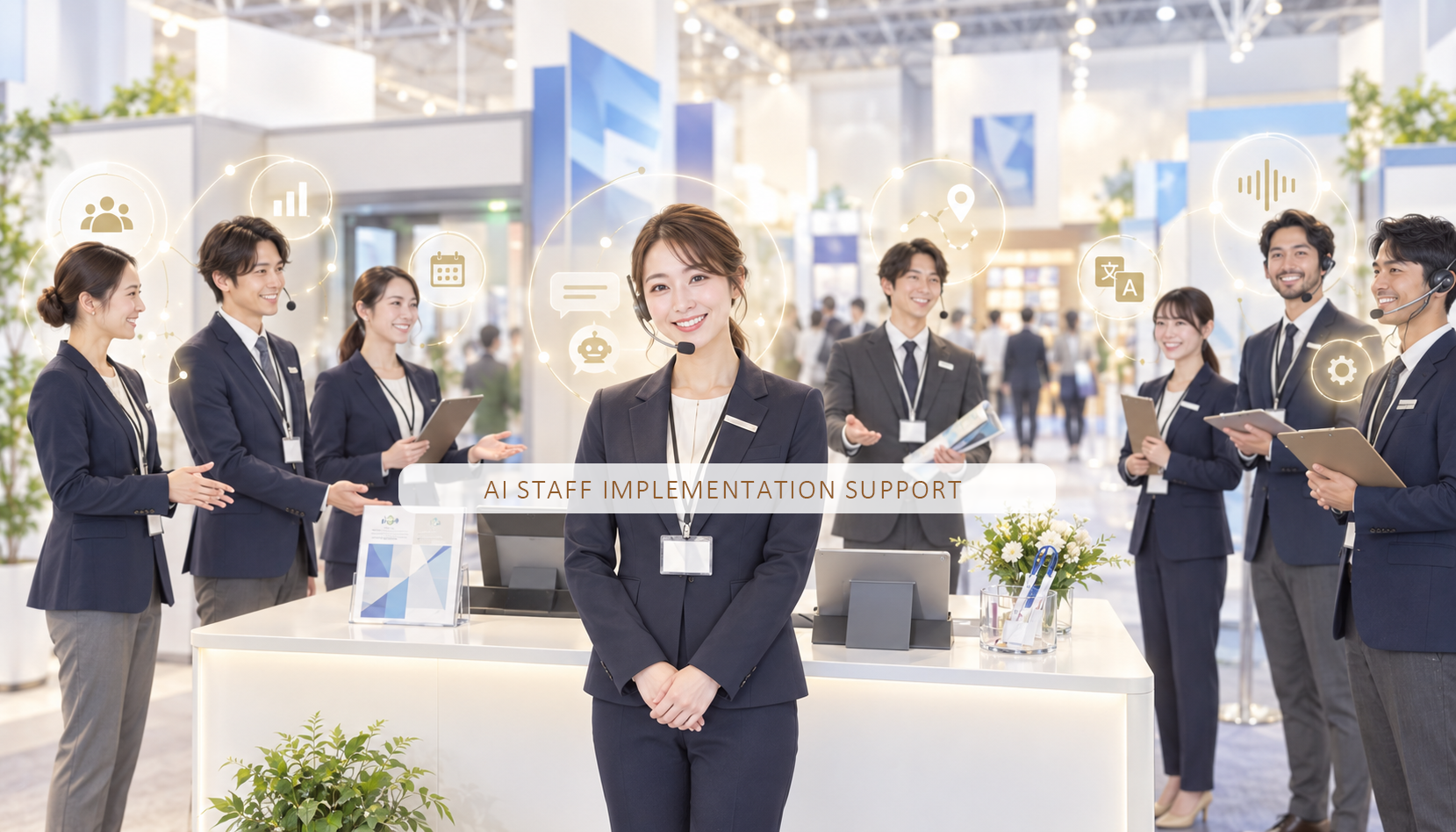 AIスタッフ導入サポートのイメージ